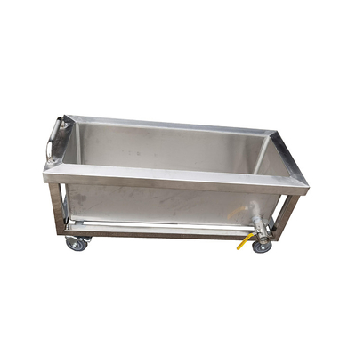 Sustainable Professional Stainless Steel Soak Tank Movable Cleaner Soak Tank